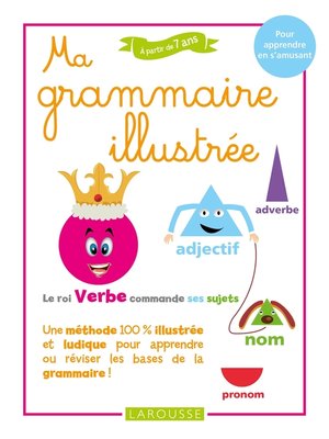 cover image of Ma grammaire illustrée